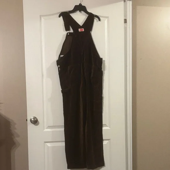 Revo Dark Brown Bib overalls - Picture 5 of 5